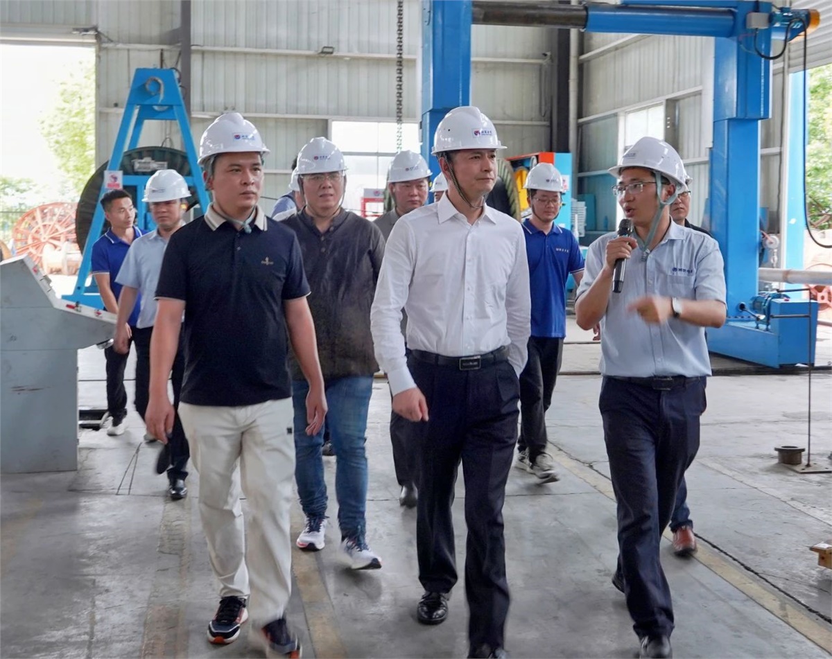 瀏陽市委副書記、市長王雄文蒞臨湘聯電纜調研指導！